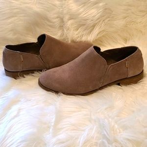 Toms Shaye Booties Taupe Grey